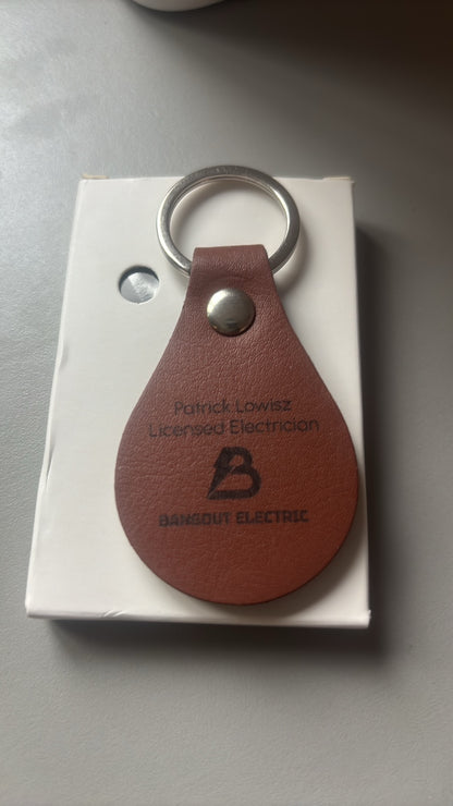 Leather Keychain